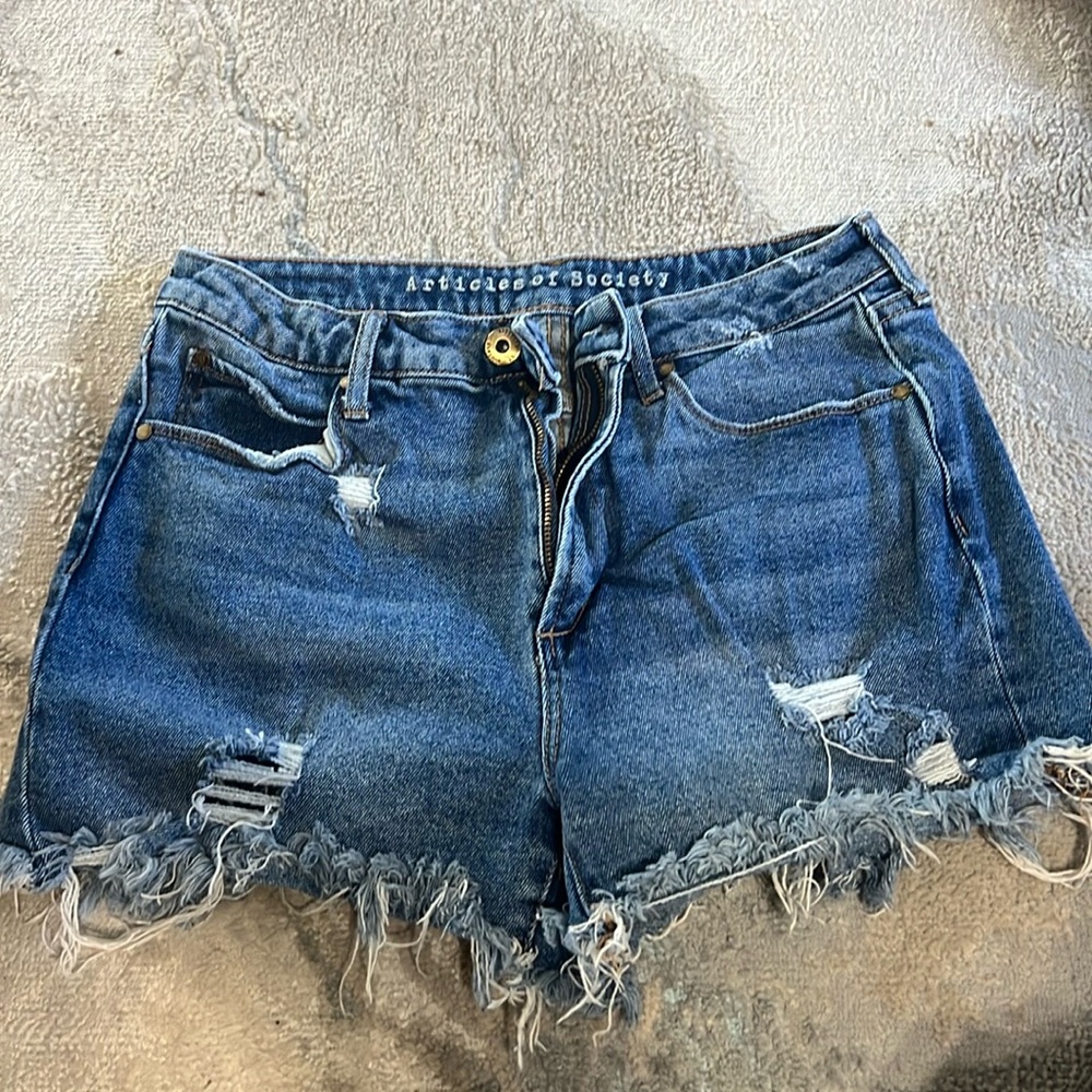 Articles of Society denim shorts